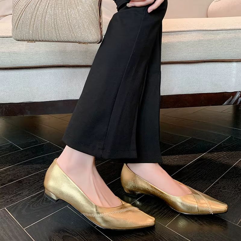 Selena Dames Puntige Elegante Pump - Zwart