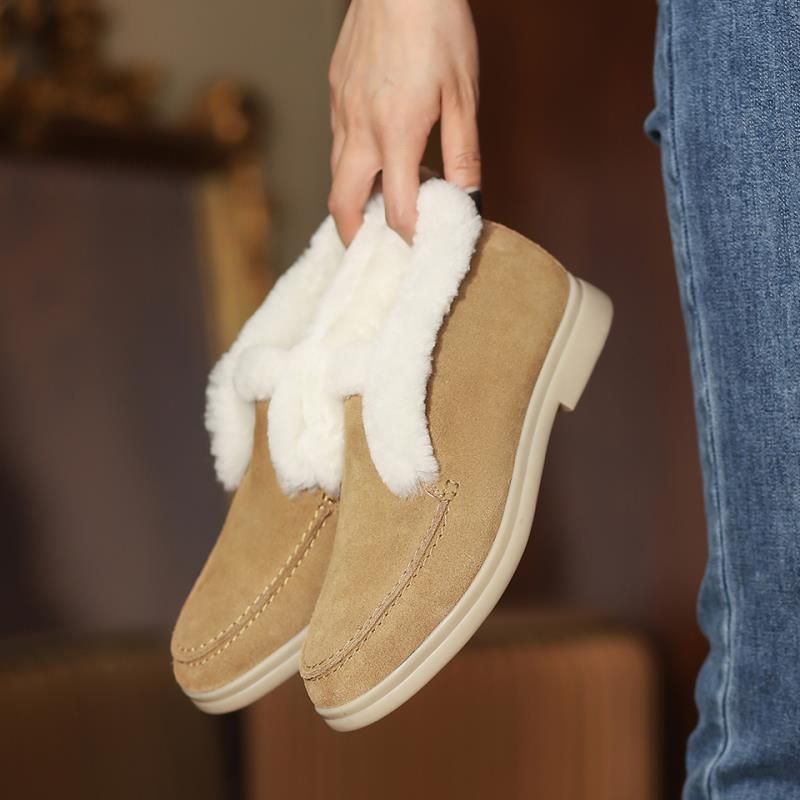 Sella Dames Warme Winter Sneeuwlaarzen - Beige