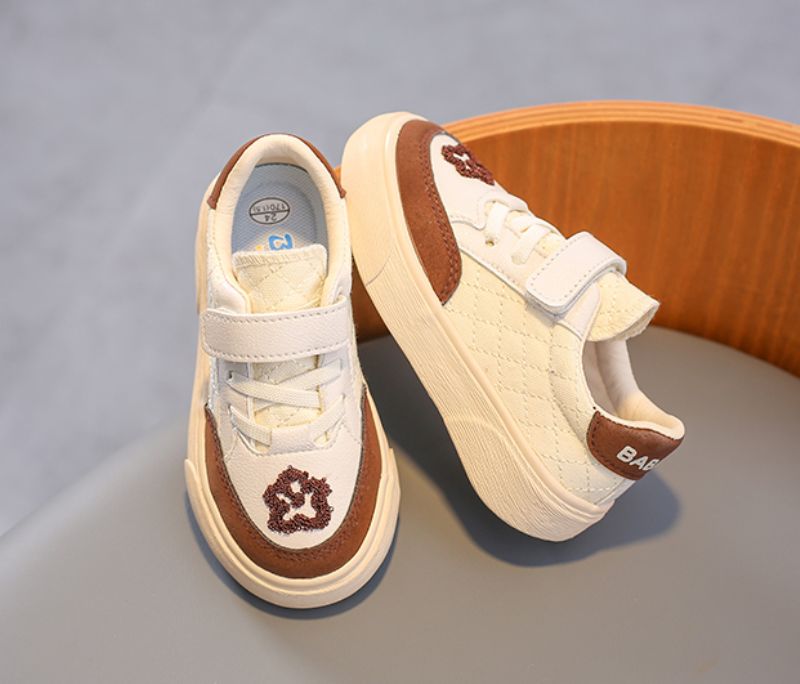 Serra Meisjes Casual Sneaker - Bruin