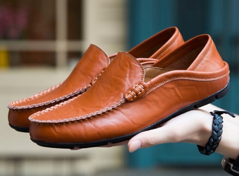Shake Heren Loafers Casual Schoenen - Geel