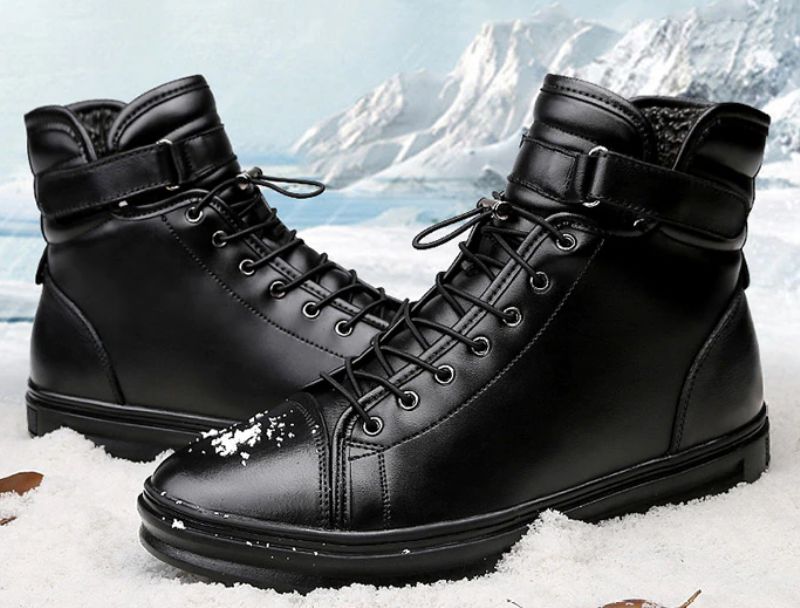 Sharp Heren Winterlaarzen - Zwart