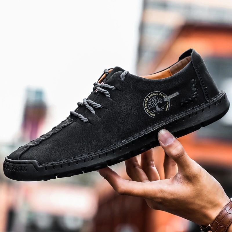 Shaw Heren Loafers Casual Schoenen - Groen