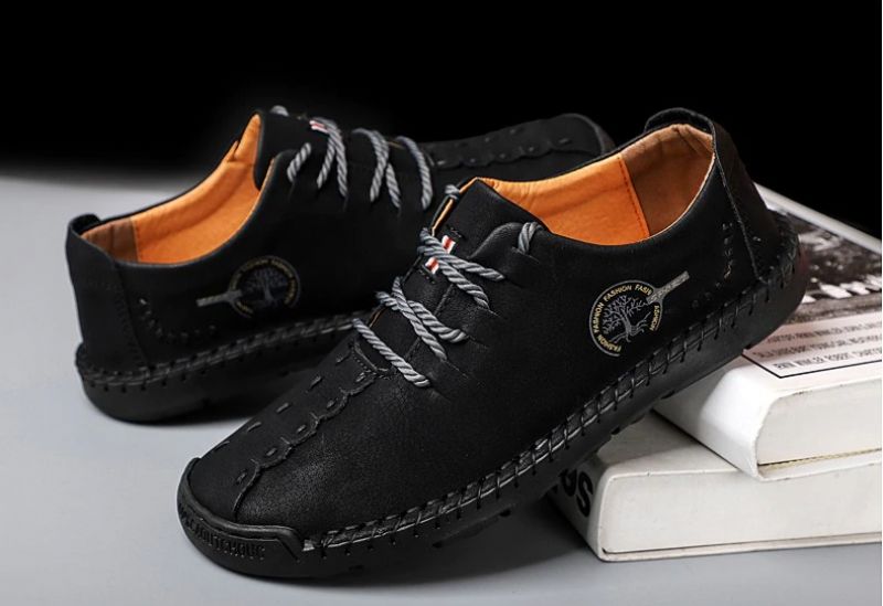 Shaw Heren Loafers Casual Schoenen - Groen