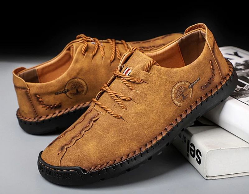 Shaw Heren Loafers Casual Schoenen - Groen