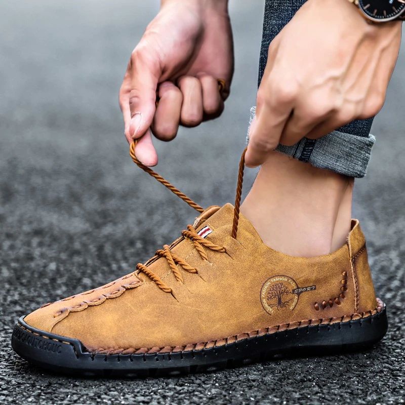 Shaw Heren Loafers Casual Schoenen - Groen