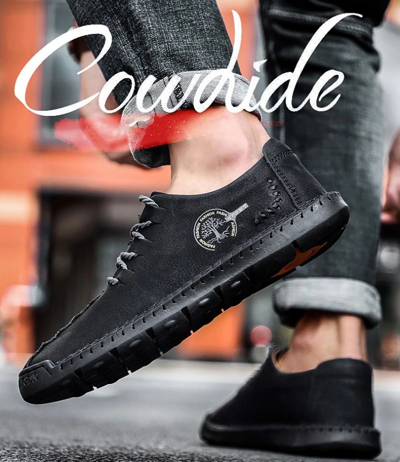 Shaw Heren Loafers Casual Schoenen - Groen
