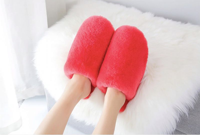Sheep Dames Pantoffel - Geel