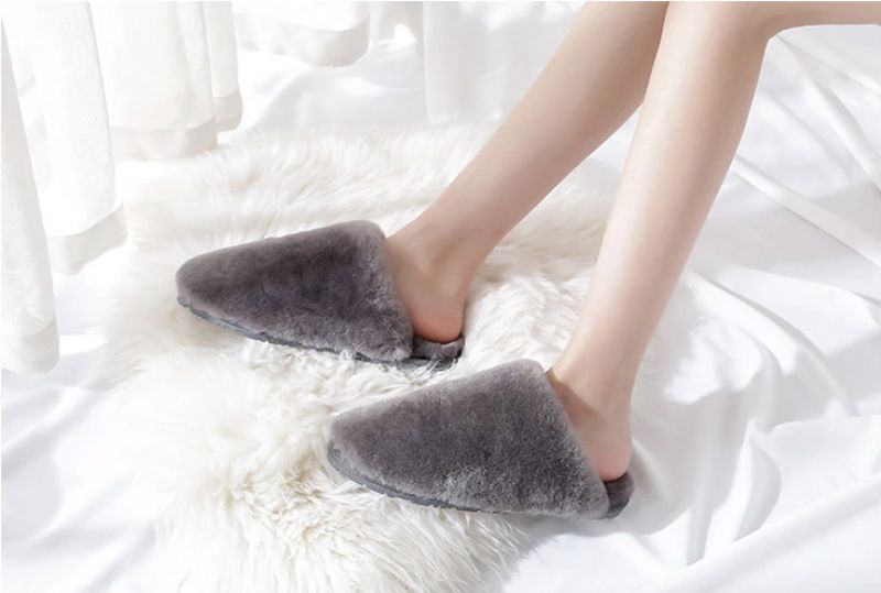 Sheep Dames Pantoffel - Geel