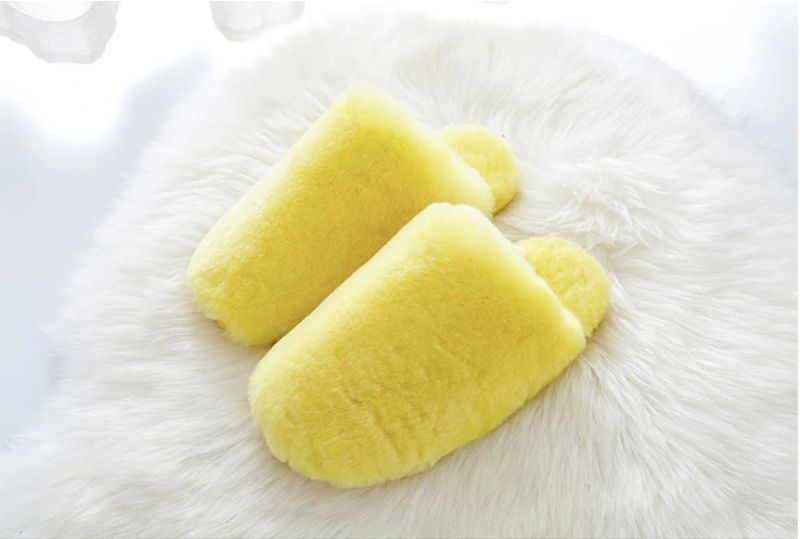 Sheep Dames Pantoffel - Geel