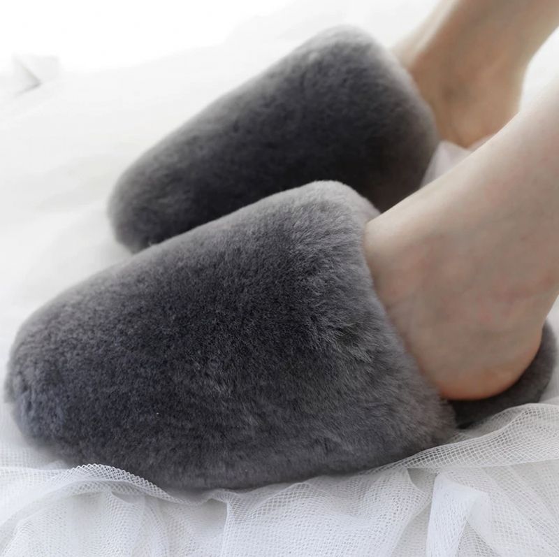 Sheep Dames Pantoffel - Geel