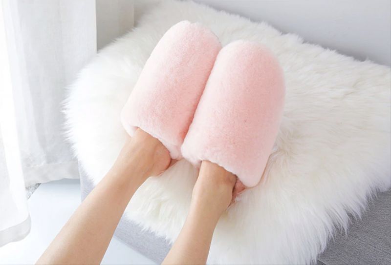 Sheep Damescomfortabele Pantoffels - Grijs