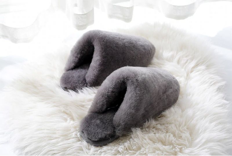 Sheep Damescomfortabele Pantoffels - Grijs