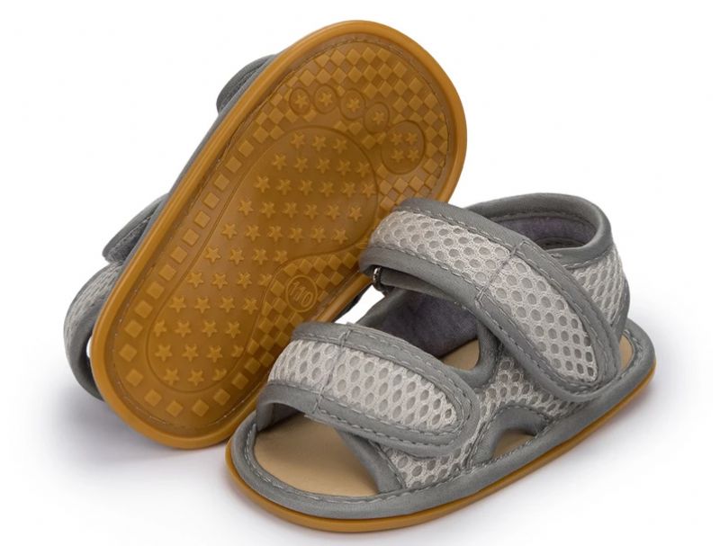 Sheeran Unisex Kinderstrandsandaal - Zwart