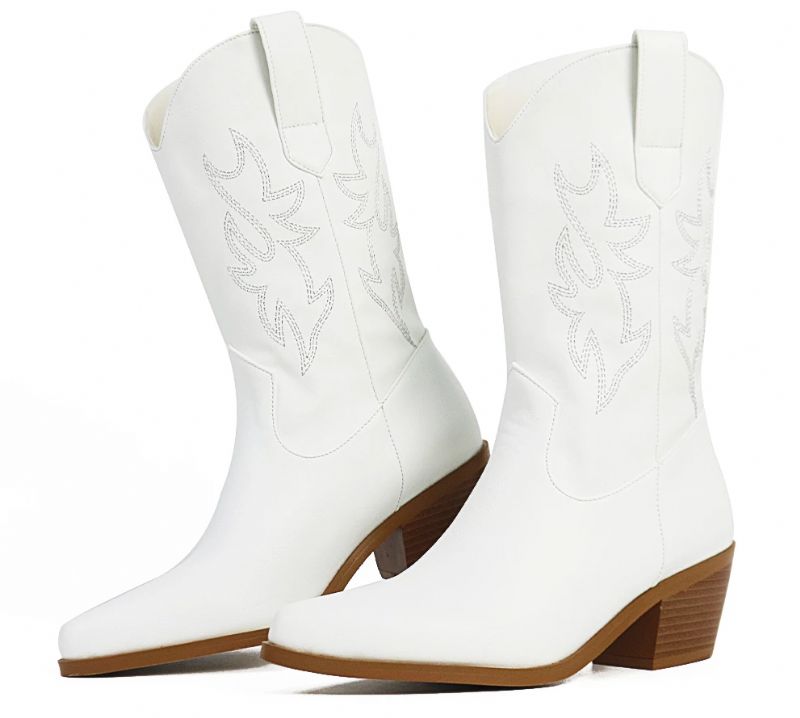 Sherlyn Westernlaarzen Voor Dames - Wit