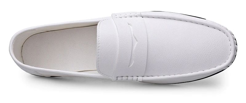 Shinoda Heren Loafers Dress Schoenen - Wit