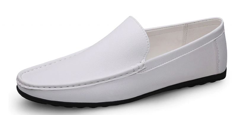 Shinoda Heren Loafers Dress Schoenen - Wit