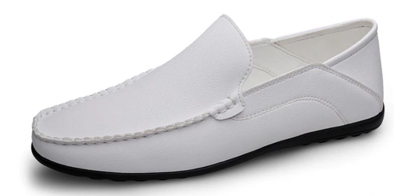 Shinoda Heren Loafers Dress Schoenen - Wit