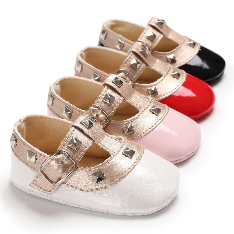 Sierra Platte Schoenen Voor Babymeisjes - Rood