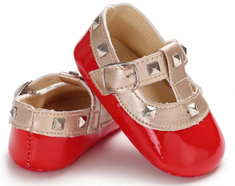 Sierra Platte Schoenen Voor Babymeisjes - Rood