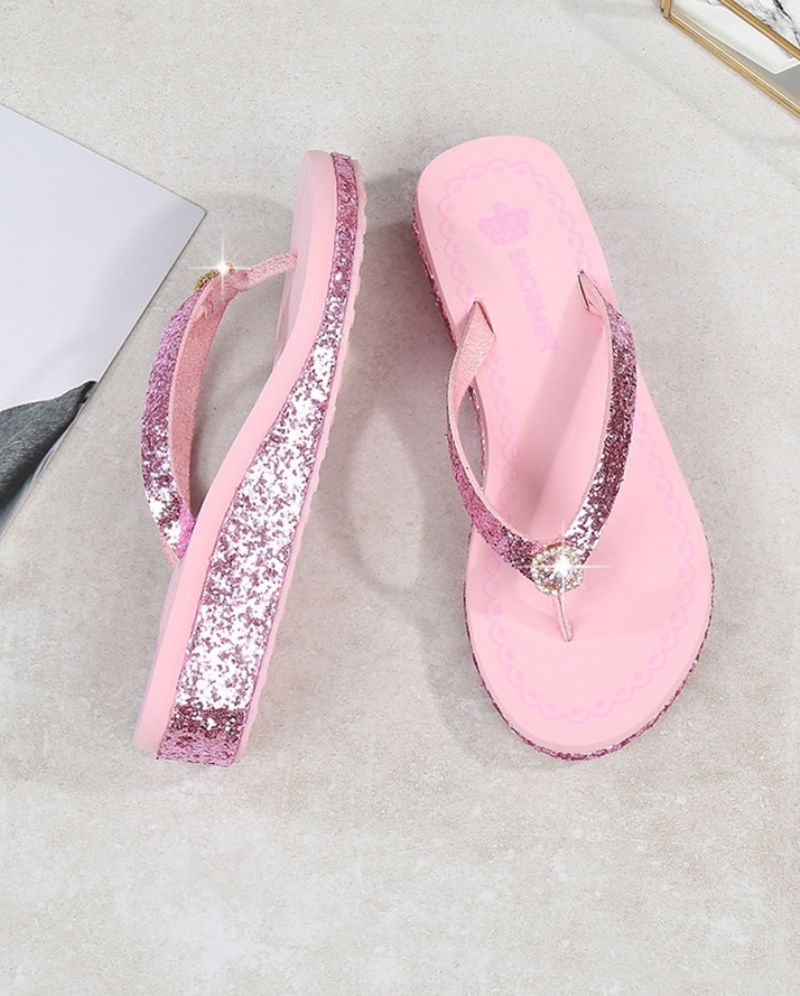 Sifrina Dames Comfortabele Strand Slipper - Zilver