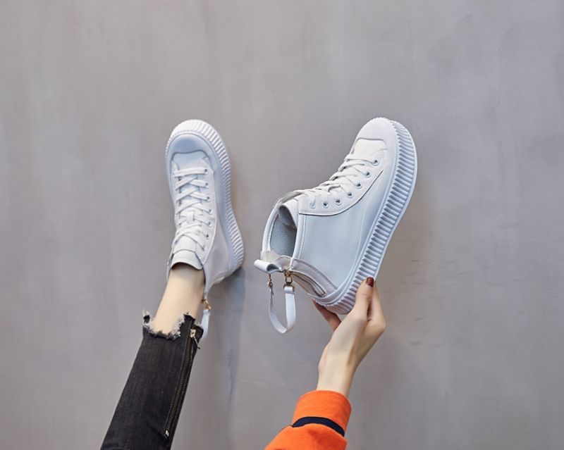 Silvana Dames Enkel Sneaker - Oranje