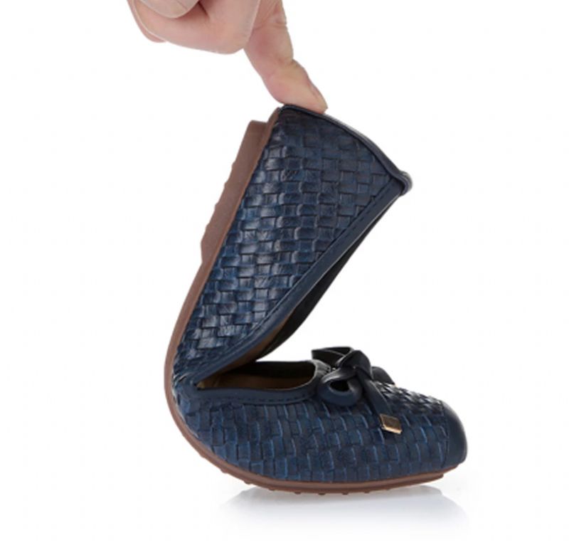 Silvana Dames Platte Schoenen - Zwart