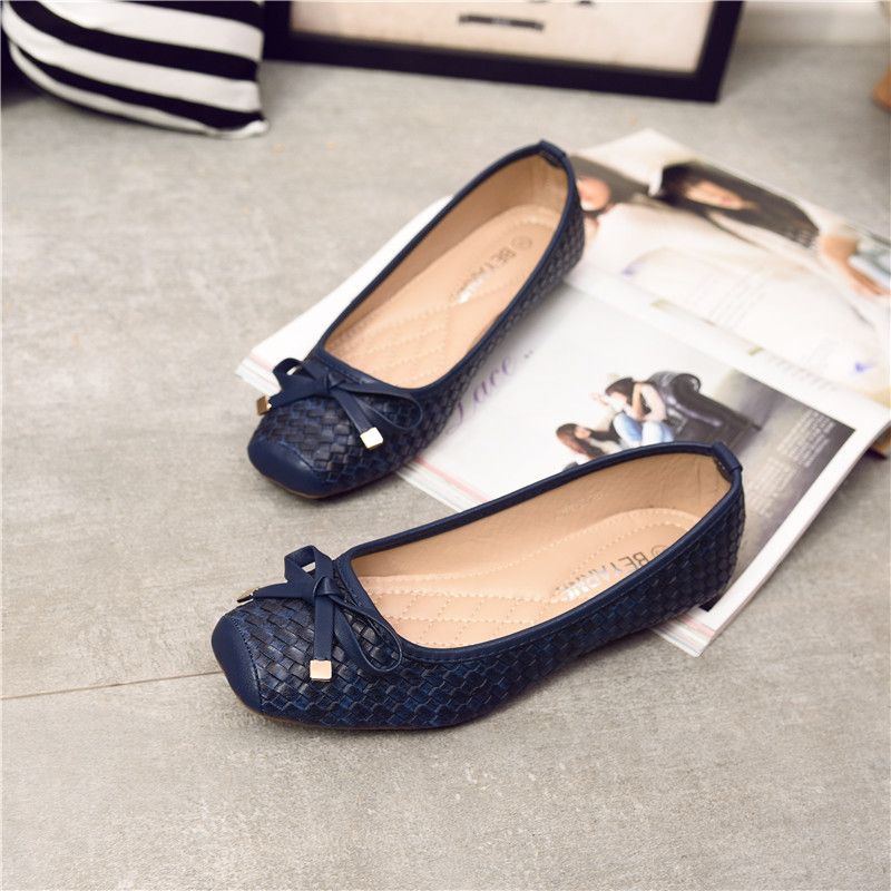 Silvana Dames Platte Schoenen - Zwart