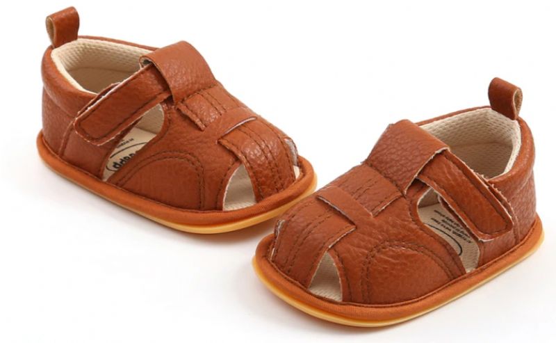 Silvian Unisex Kinder Casual Sandaal - Bruin