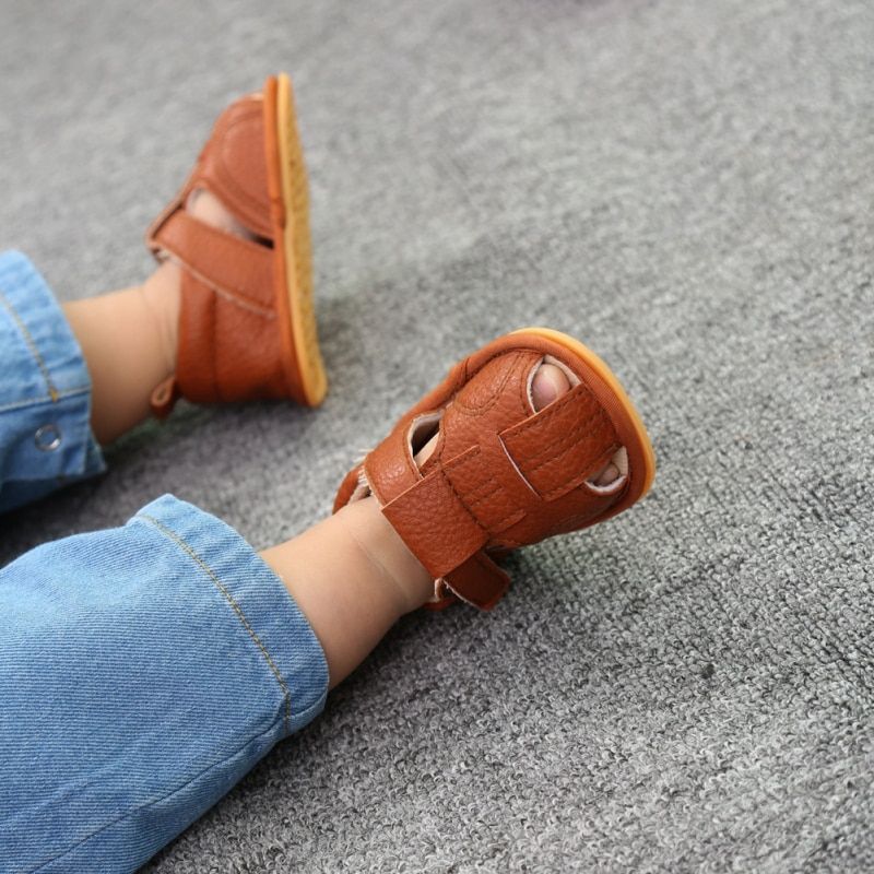 Silvian Unisex Kinder Casual Sandaal - Bruin
