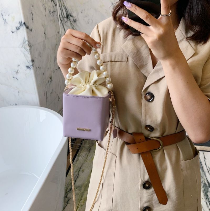 Simon Leren Crossbody-handtas Voor Dames - Wit