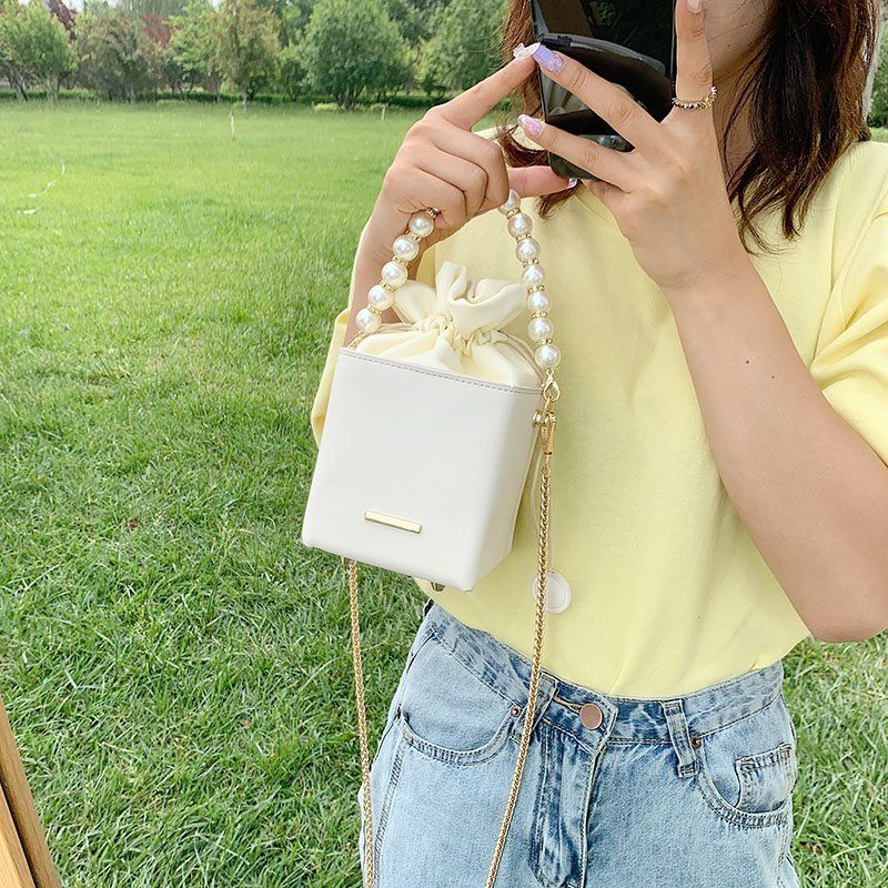 Simon Leren Crossbody-handtas Voor Dames - Wit