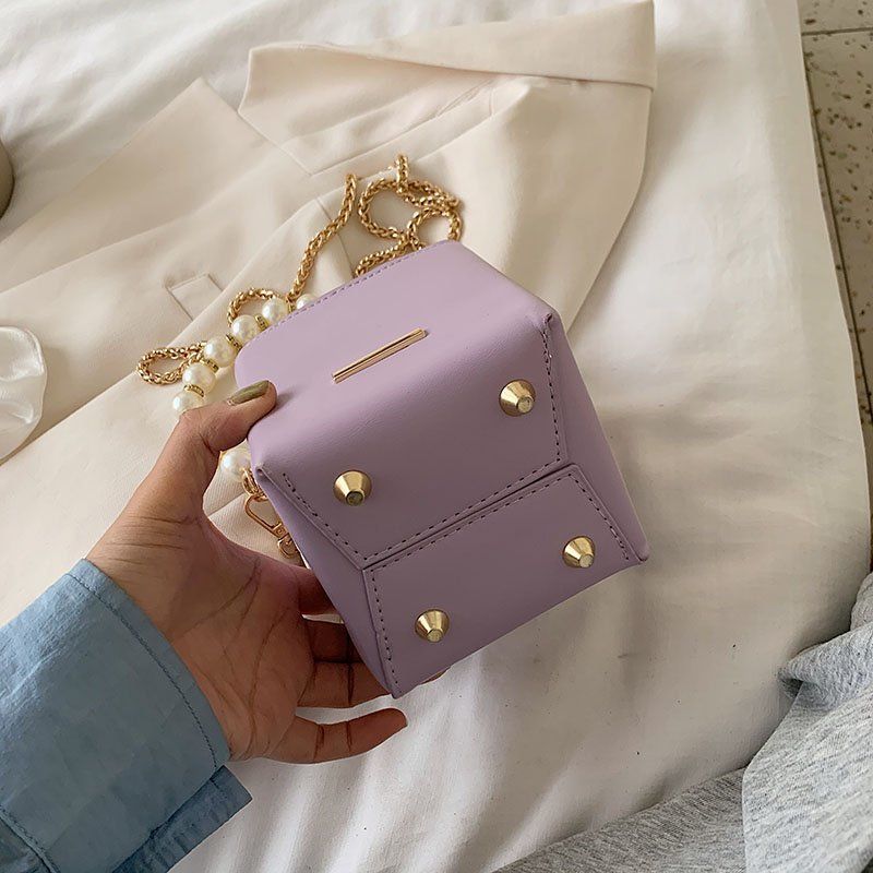 Simon Leren Crossbody-handtas Voor Dames - Wit