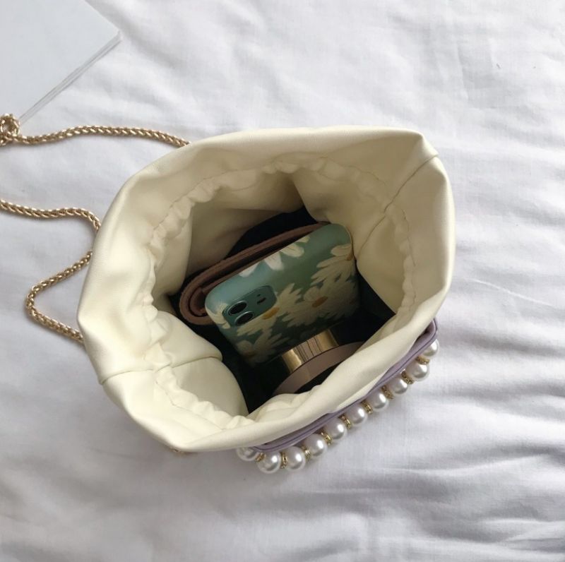 Simon Leren Crossbody-handtas Voor Dames - Wit