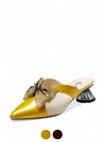 Sinty Dames Elegante Leren Muiltjes Schoenen