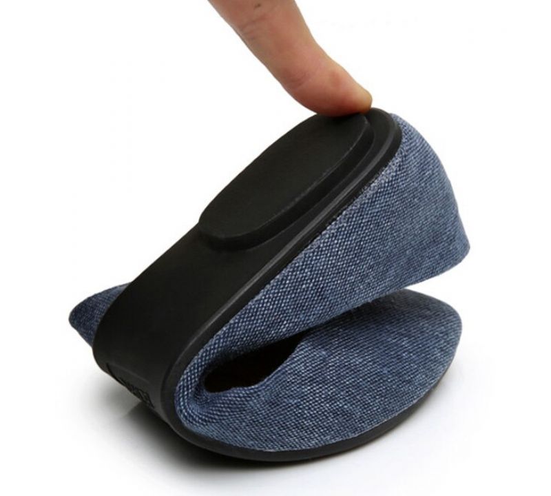 Sinty Dames Platte Zachte Stoffen Schoenen - Blauw