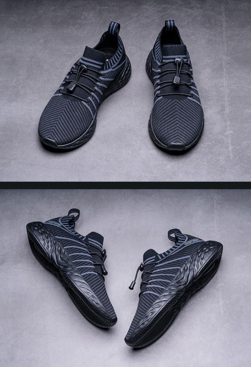 Sixto Heren Sneaker - Zwart