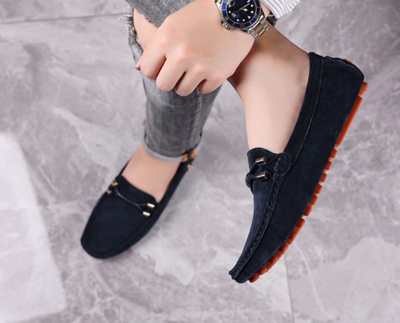 Smither Heren Loafers Casual Schoenen - Groen