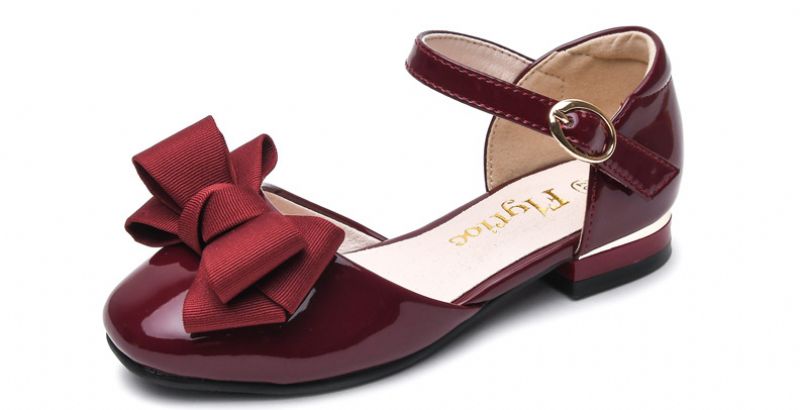 Solange Meisjes Platte Schoenen - Bordeaux