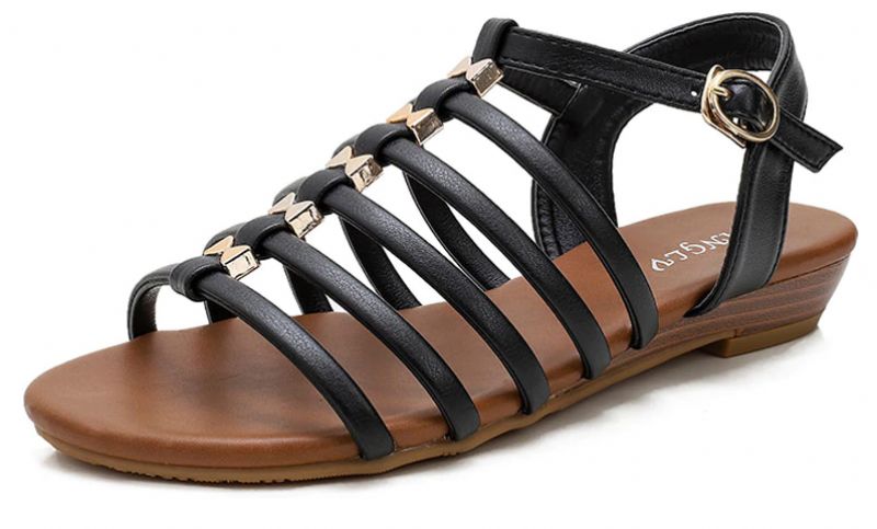 Solvey Dames Roman Beach Sandaal - Bruin