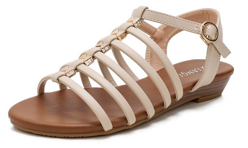 Solvey Dames Roman Beach Sandaal - Bruin