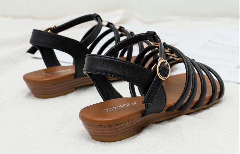 Solvey Dames Roman Beach Sandaal - Bruin