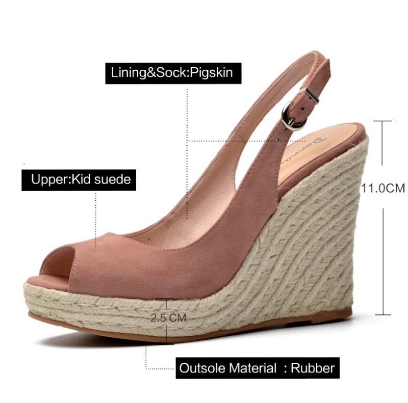 Somalia Dames Wedges - Roze