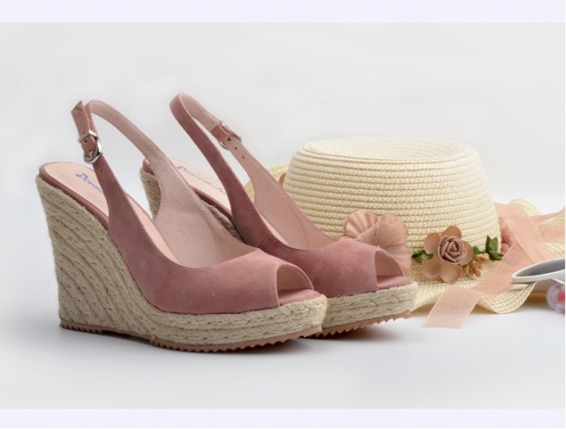 Somalia Dames Wedges - Roze