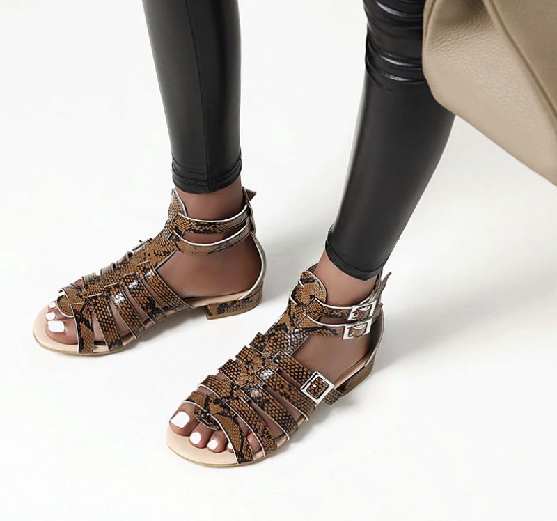 Somme Dames Sandalen - Bruin