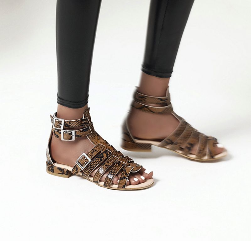 Somme Dames Sandalen - Bruin