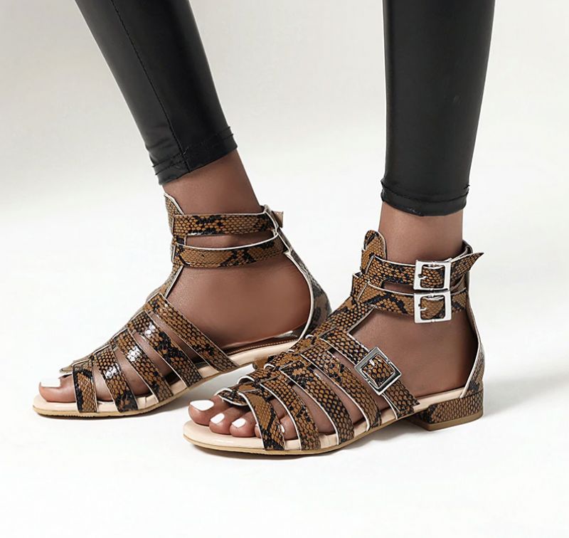 Somme Dames Sandalen - Bruin