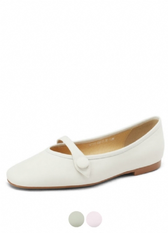 Sonia Dames Leren Platte Schoenen