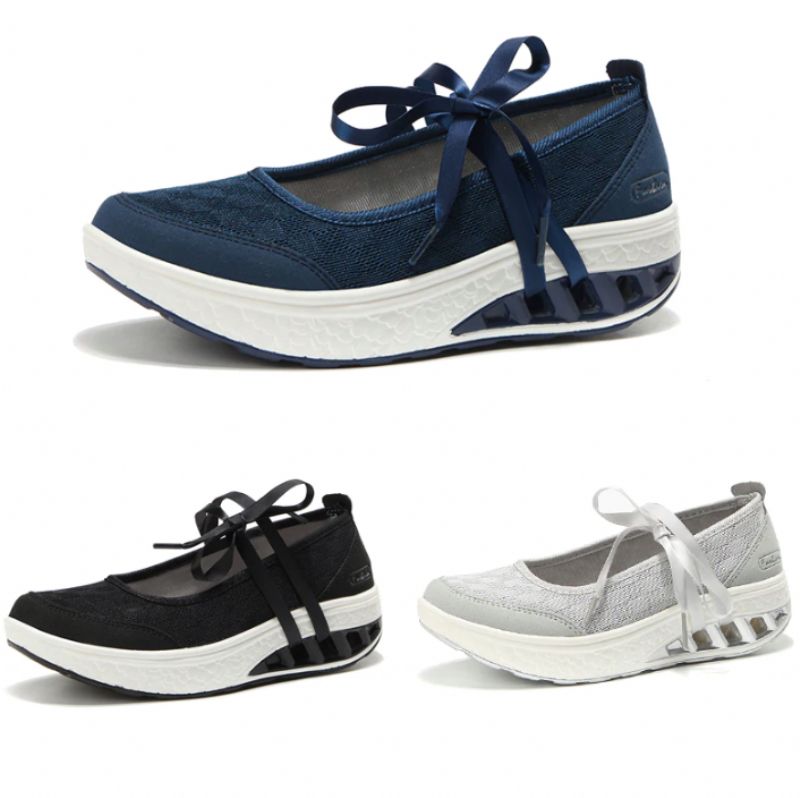 Sonya Dames Platform Schoenen - Zwart