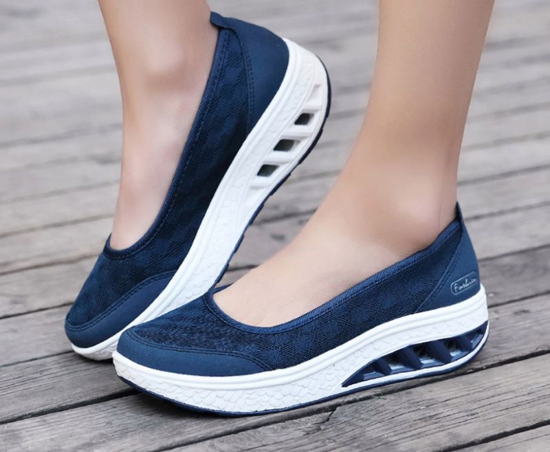 Sonya Dames Platform Schoenen - Zwart