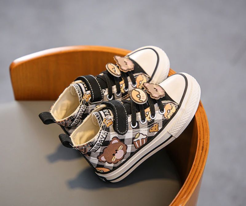 Sorni Unisex Kinderen Casual Sneaker - Bruin